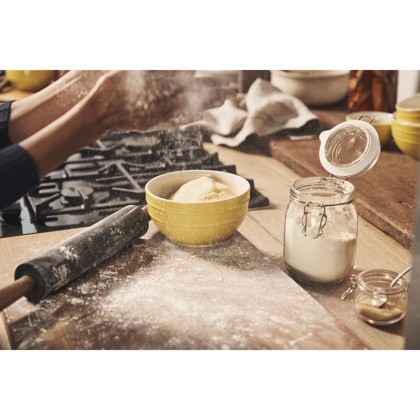 STAUB Ceramique 17 Cm / 2 Piece Ceramic Bowl Set, Citron