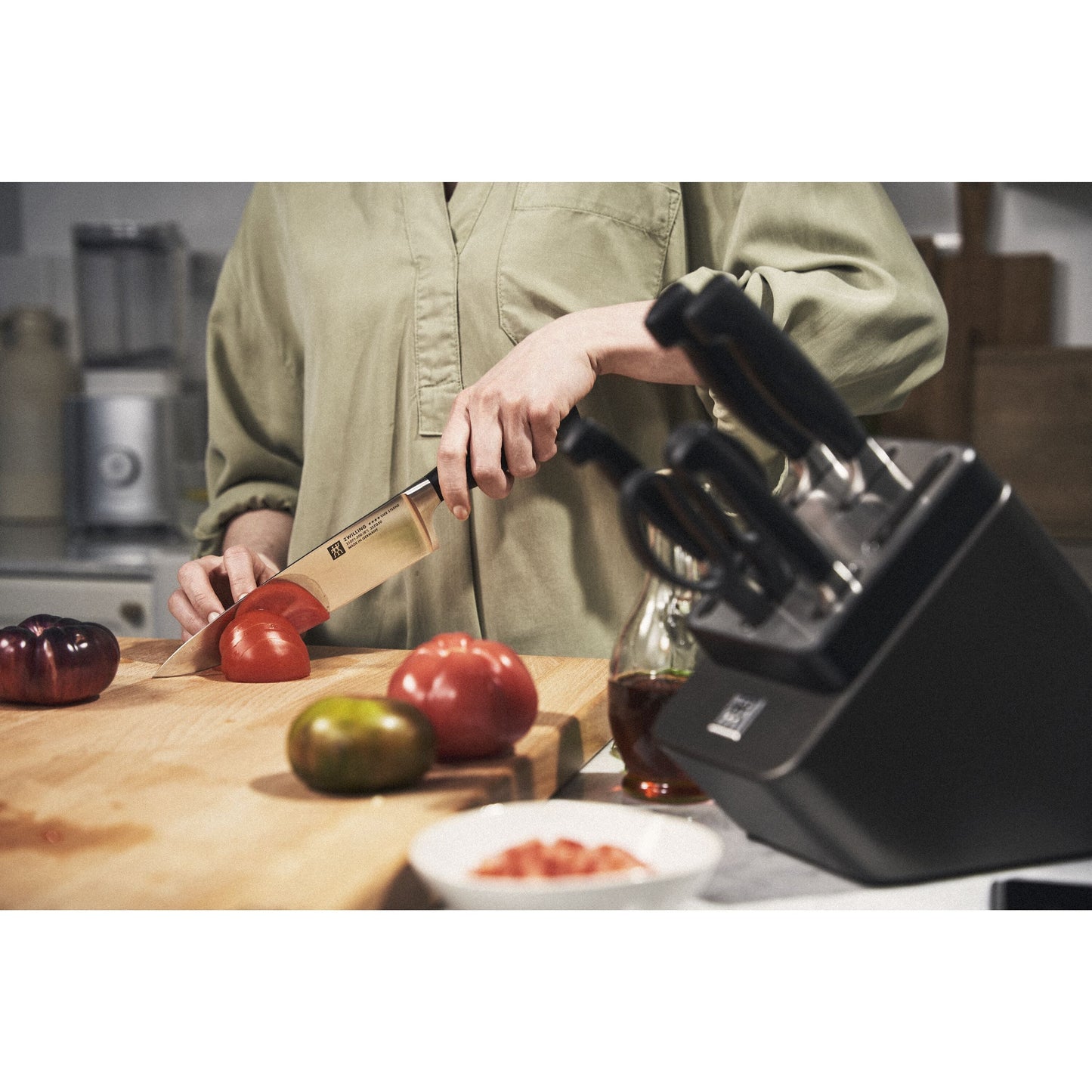 ZWILLING **** Four Star 7 Piece, Knife Block Set, Anthracite