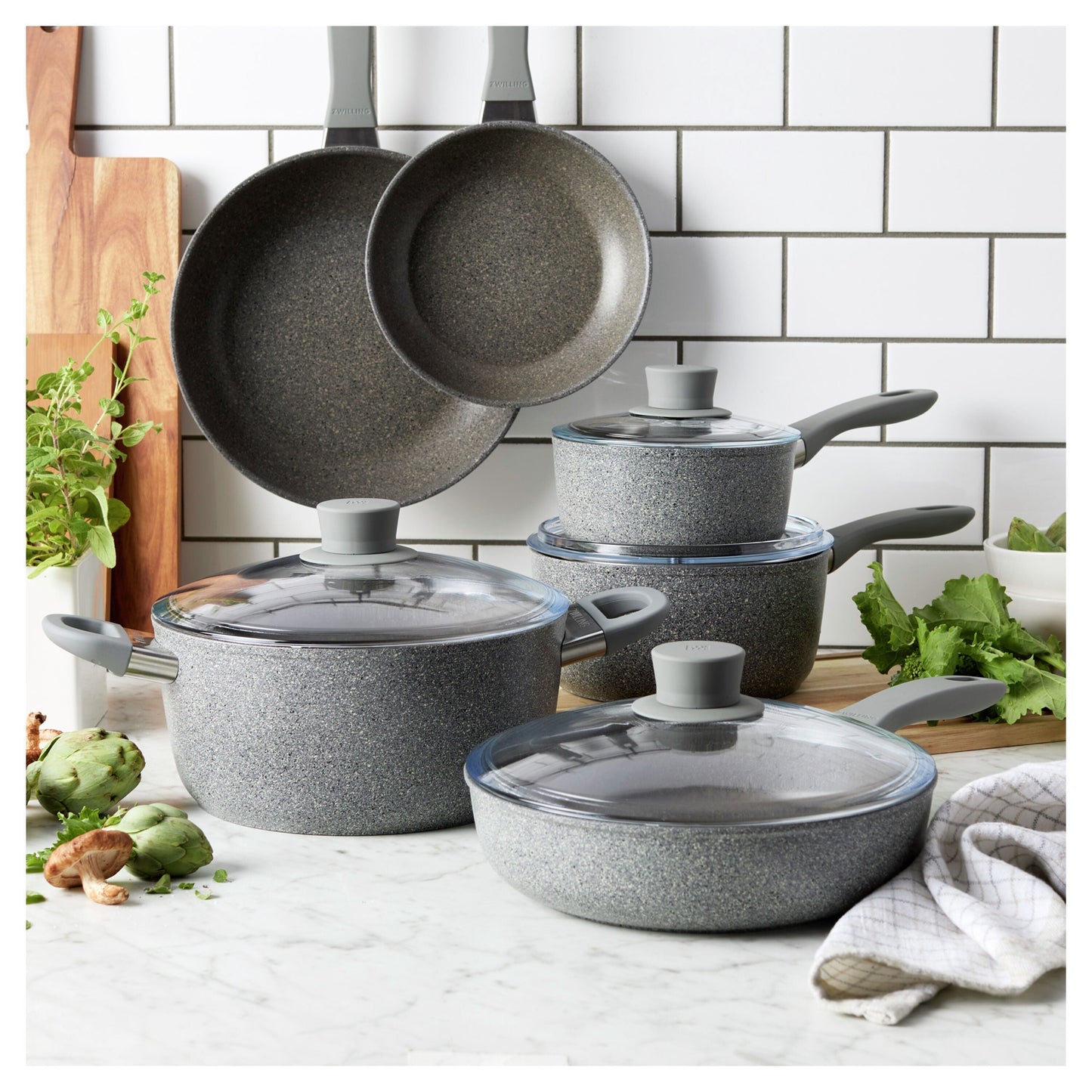 ZWILLING Parma Plus 10 Piece Aluminum Cookware Set