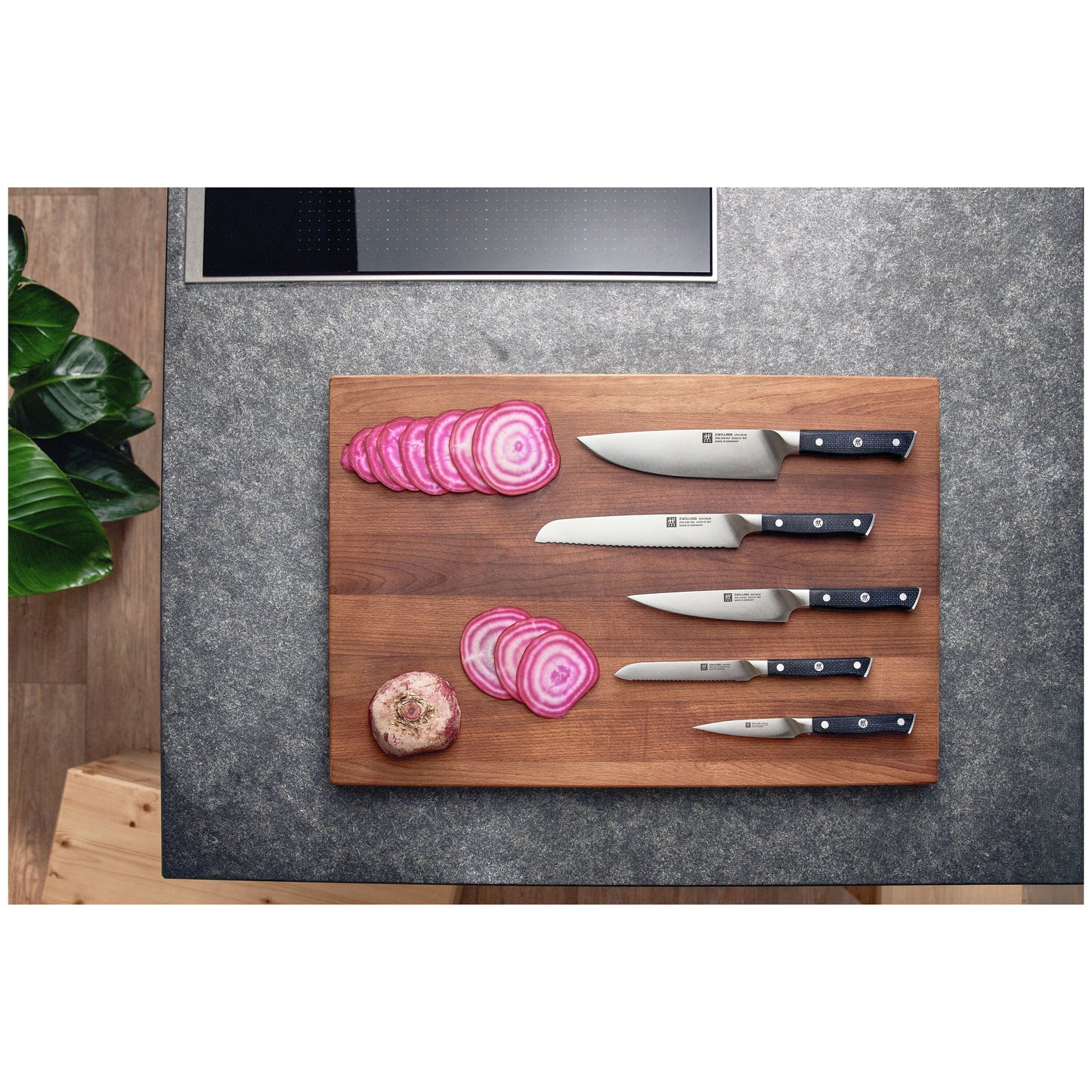 ZWILLING Spectrum 6 Piece, Knife Block Set, Black