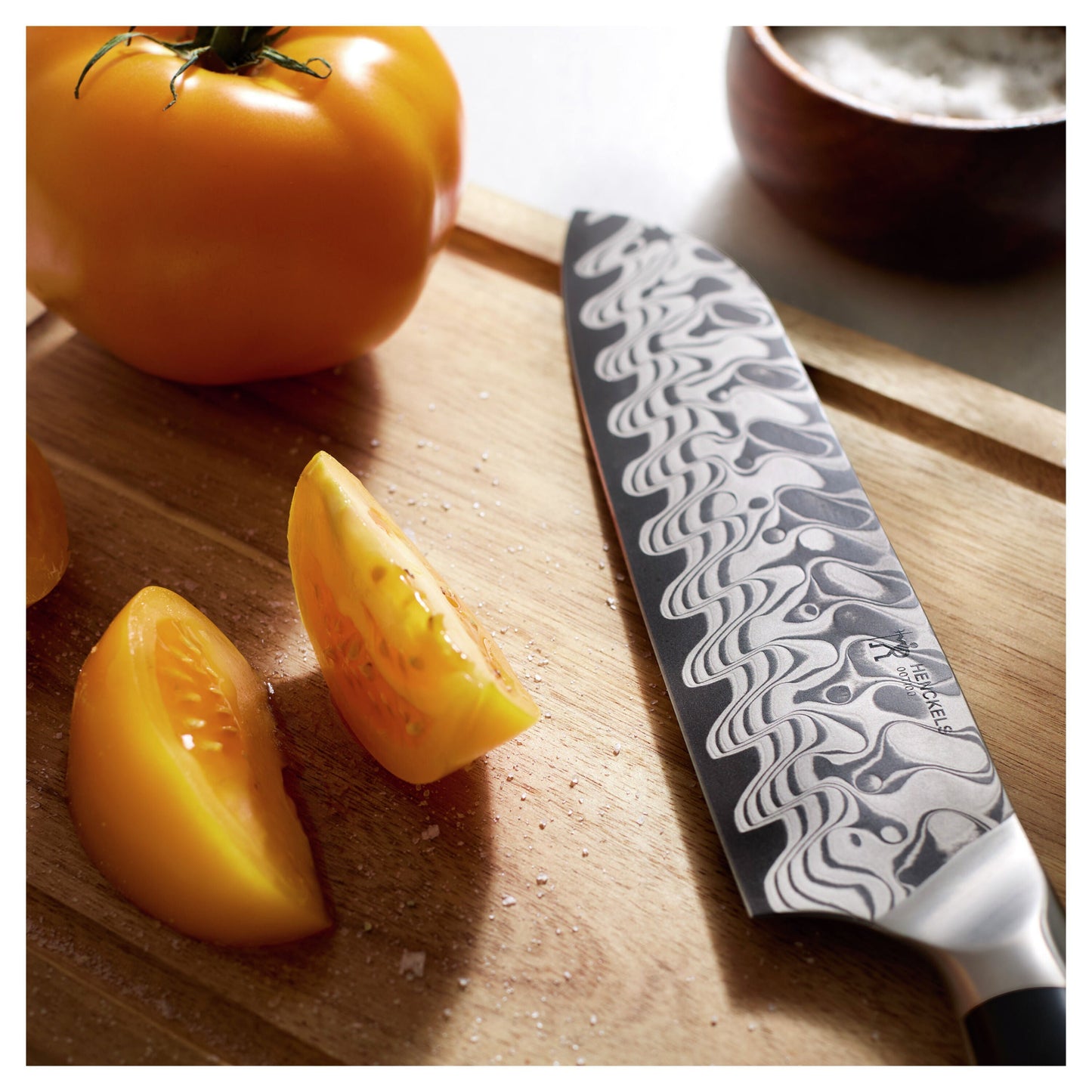 HENCKELS Compass Damascus 7 Inch Santoku