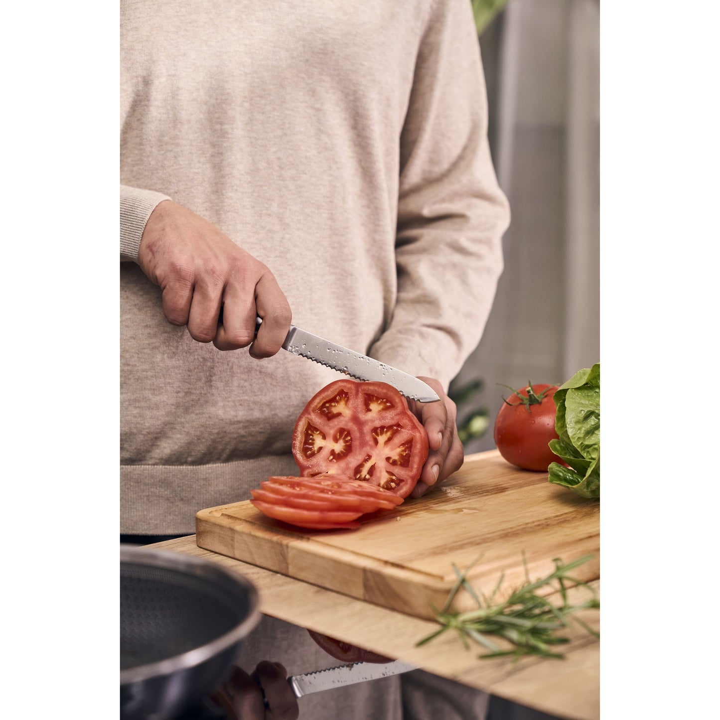 HENCKELS Pakka 7 Piece, Knife Block Set, Nature