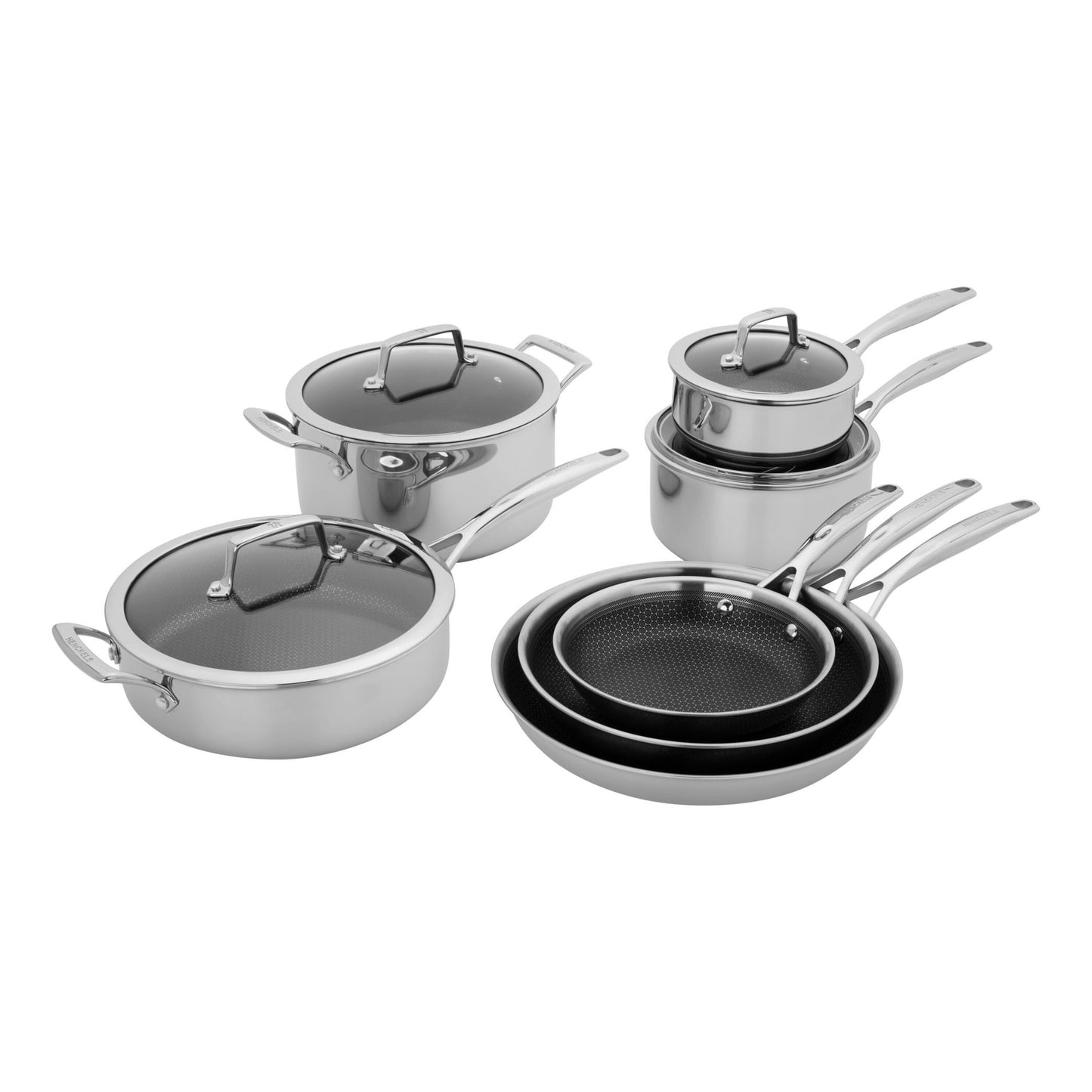 HENCKELS Paradigm 11 Piece Stainless Steel Cookware Set