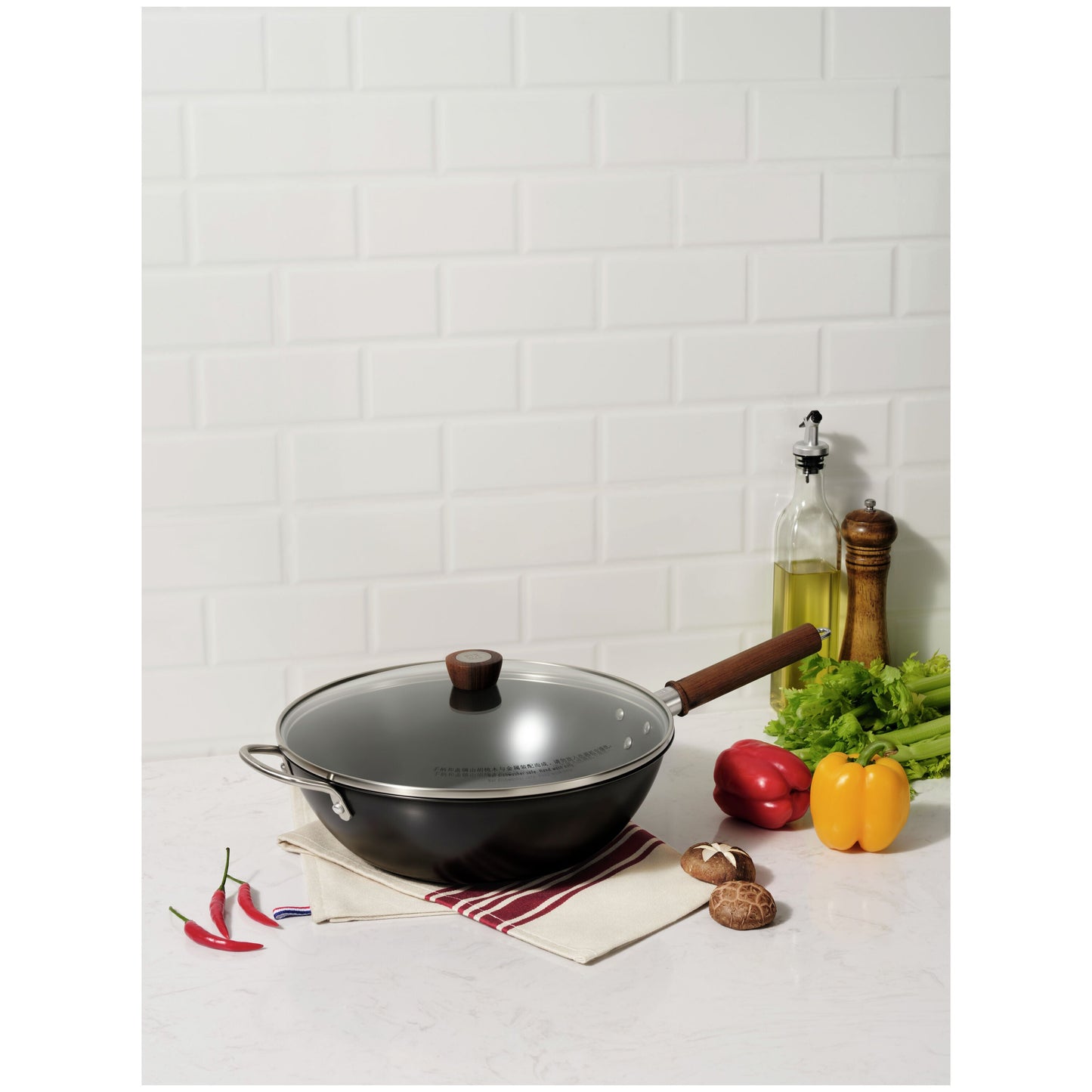 ZWILLING Dragon 32 Cm / 12.5 Inch Carbon Steel Wok