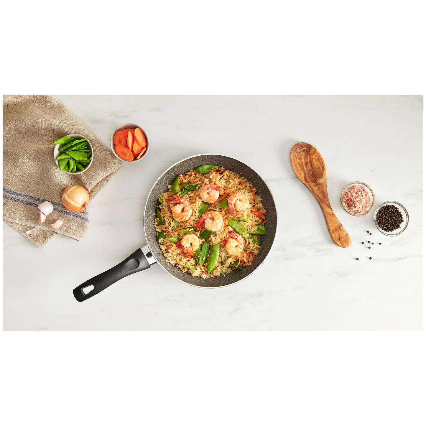 ZWILLING Bologna Granitium 32 cm / 12.5 inch Aluminum Frying Pan