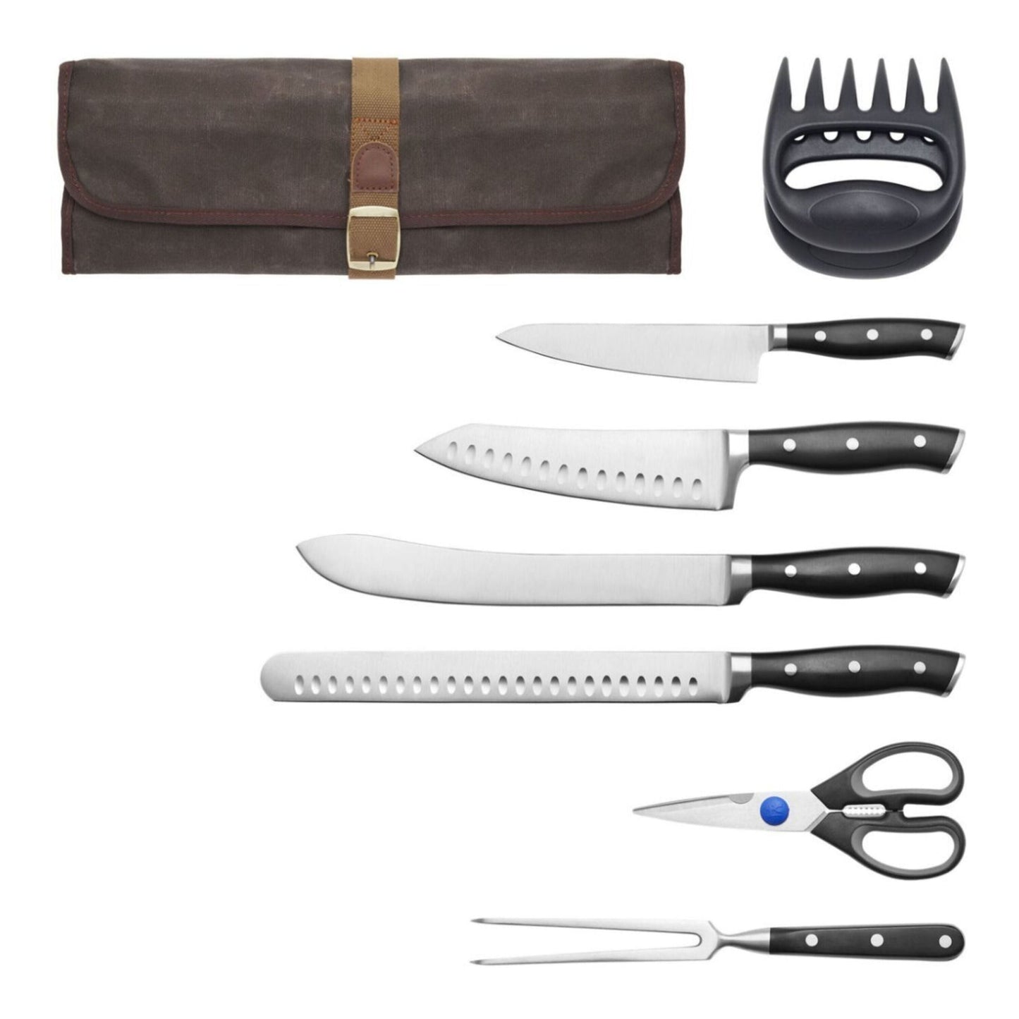 HENCKELS Forged Accent Knife Roll Set 9 Piece