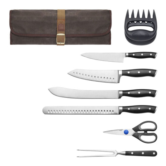 HENCKELS Forged Accent Knife Roll Set 9 Piece